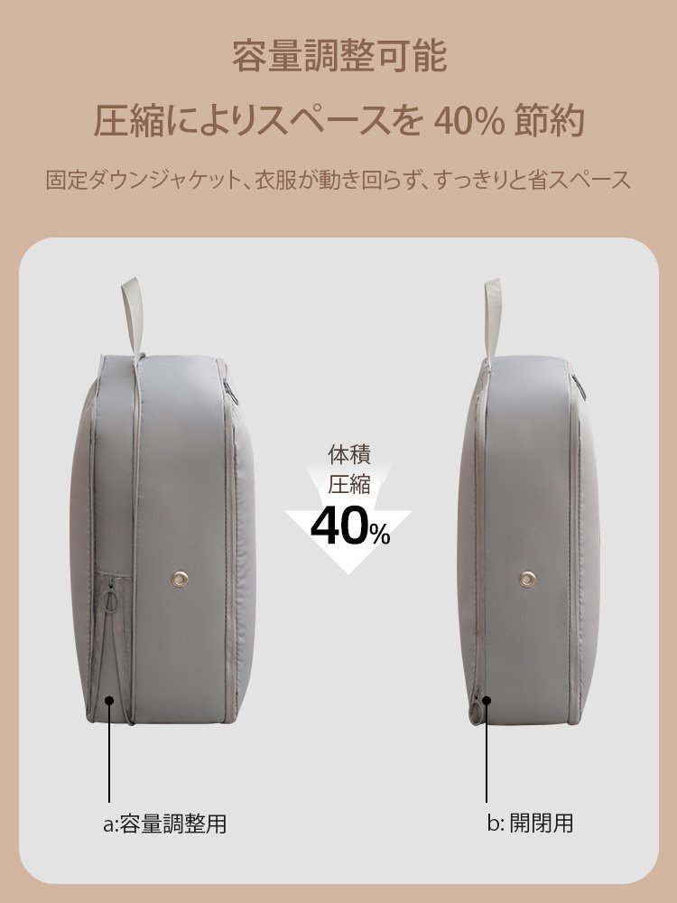 MEET ダブルファスナーダウンジャケット収納袋