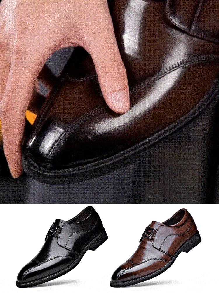 حذاء جلدي فاخر رسمي إيطالي للرجال