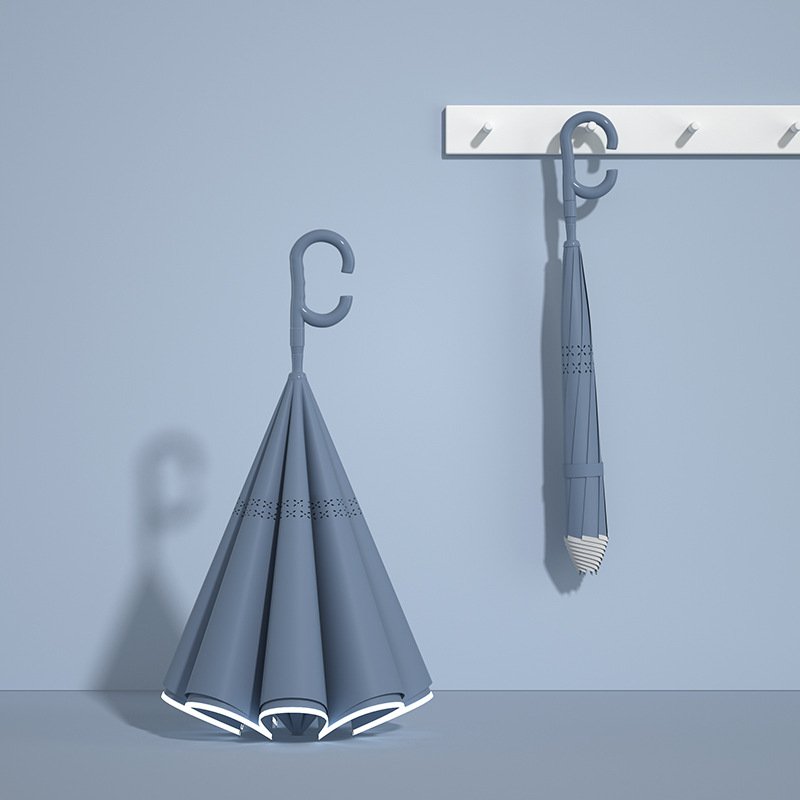 ダークブルー-自動開閉　