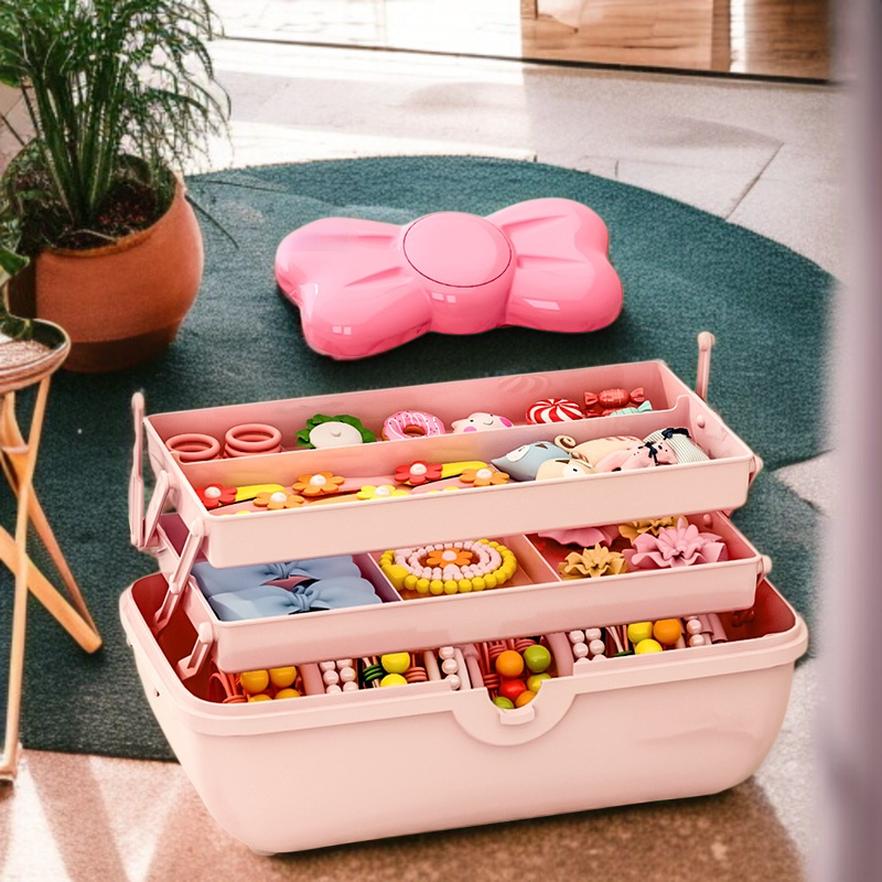 大容量ヘアピン収納ボックスの内部構造