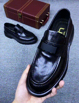 남성 비즈니스 캐주얼 가죽 구두