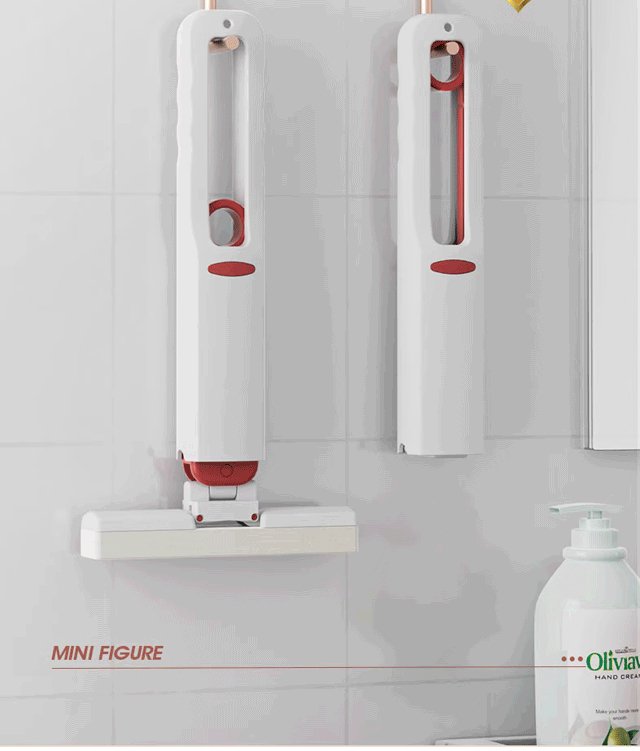 위생적이고 실용적인 4방향 회전 대걸레