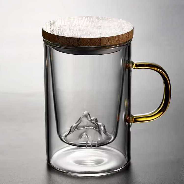 イエローハンドル付きカップ500ml