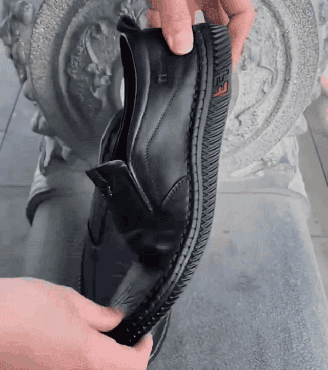 Ανδρικά παπούτσια slip-on δερμάτινα