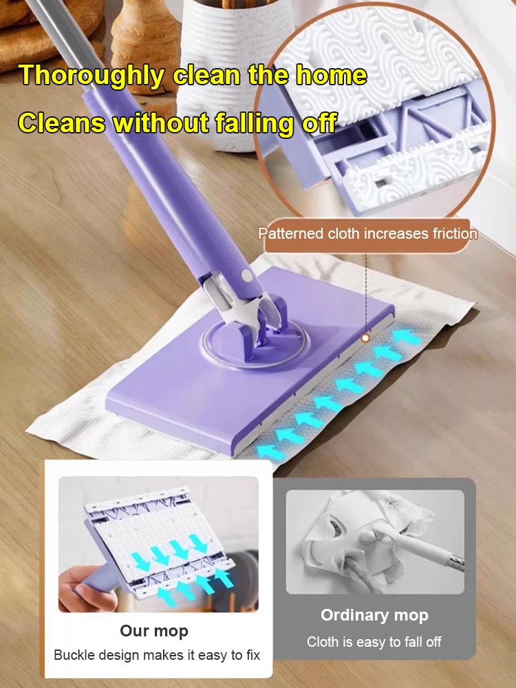Automatic Cloth Changing Hands-Free Mini Mop