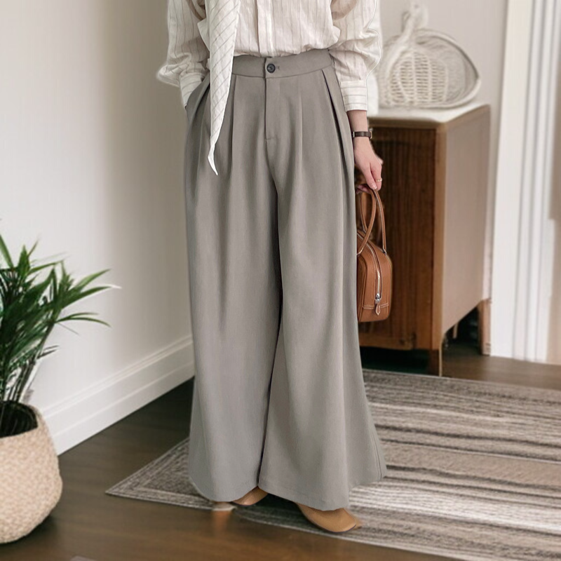 와이드 팬츠 슬랙스 하이웨스트 정장 정신 와이드 팬츠
