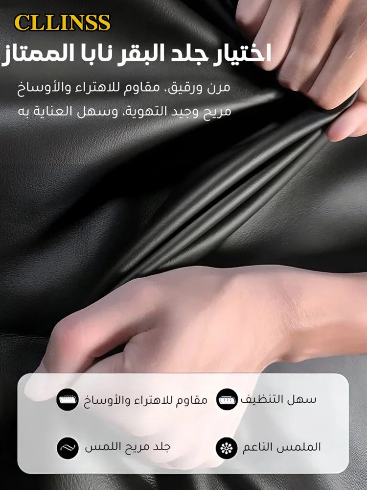 حذاء جلدي كاجوال أسود للرجال (هناك نوعان للاختيار)