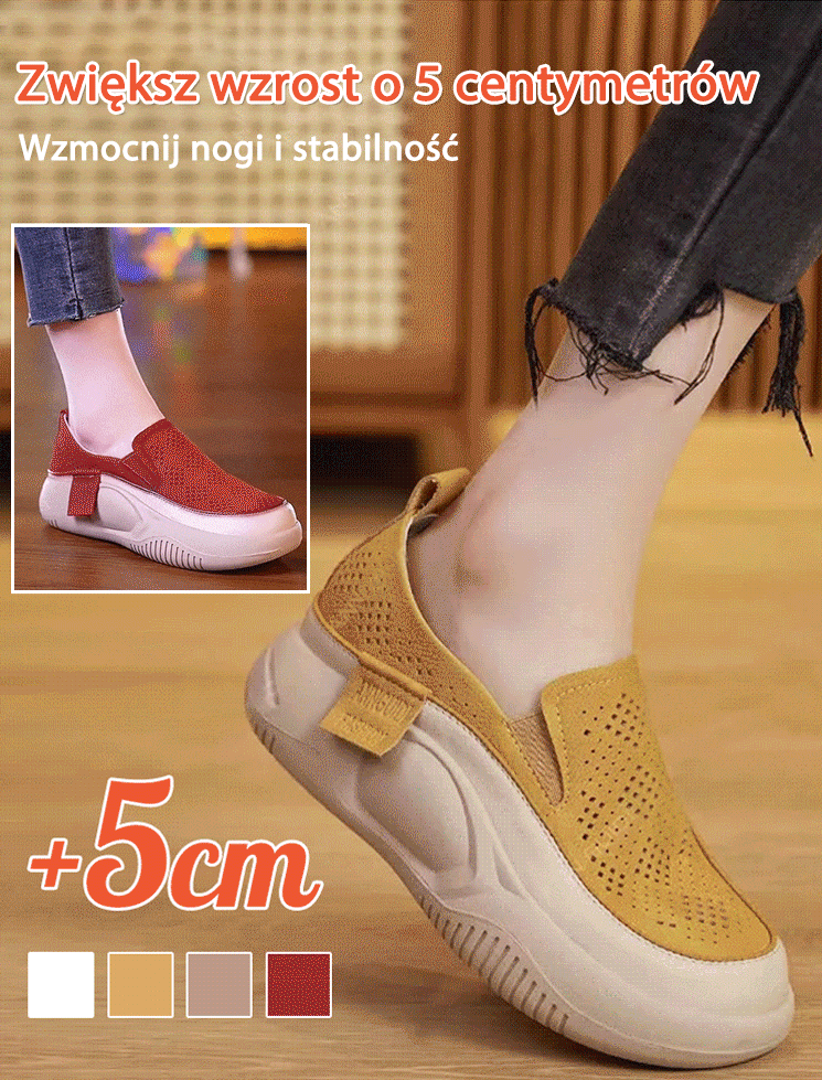 Okrągłe toe wydrążone buty Lefu dla kobiet