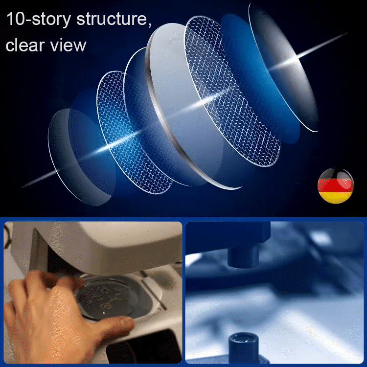 Intelligent zoom color changing glasses