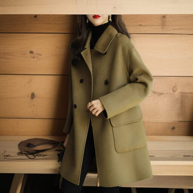 アップグレードデザインのツイードジャケット詳細