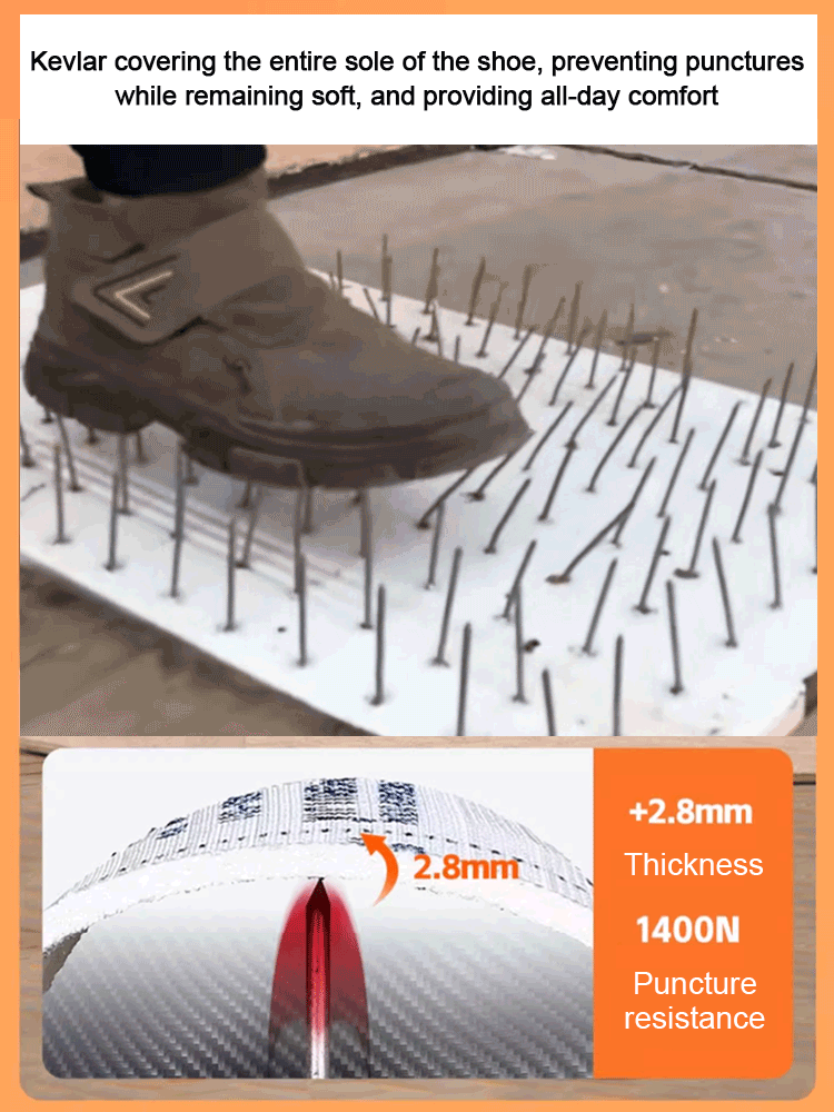 Anti-Shock Puncture-proof Work Shoes for Men