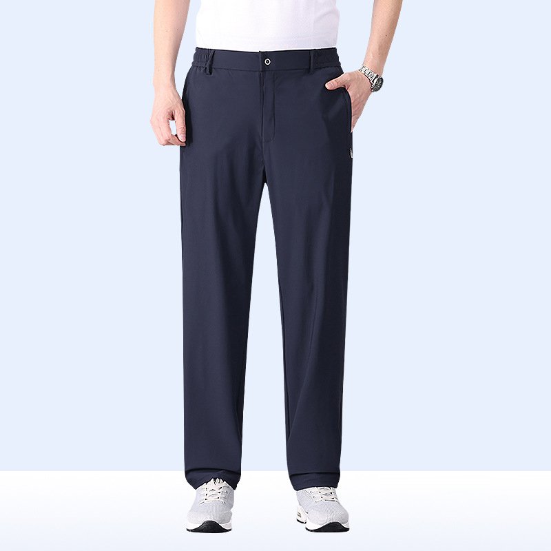 Ice Silk Stretch Quick-Dry Casual Pants