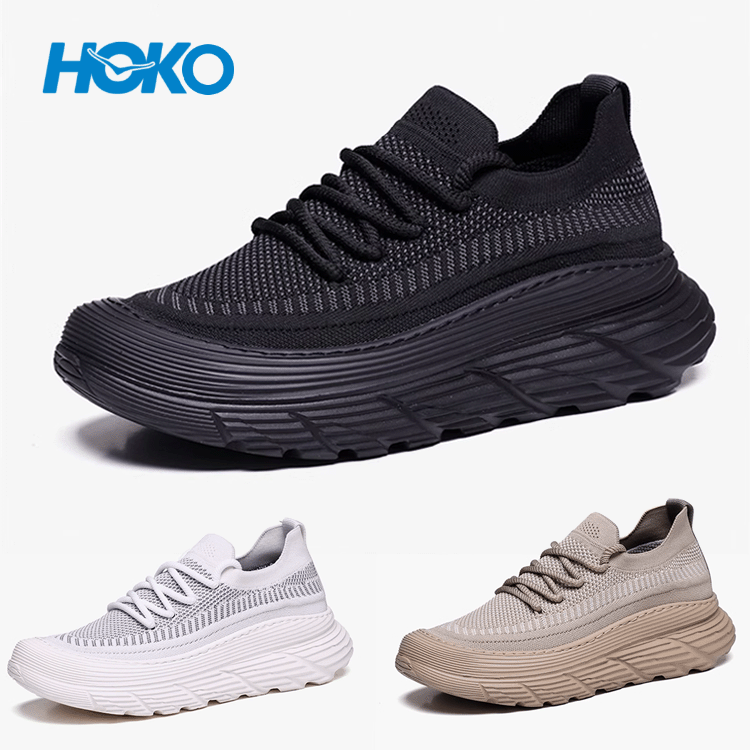 通気性に優れた厚底スニーカー