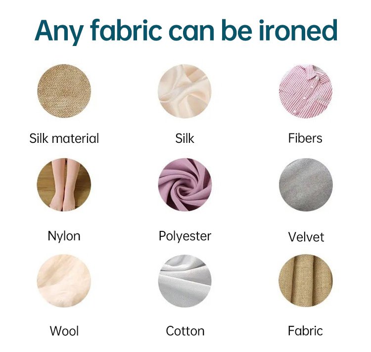 Handheld portable ironing machine