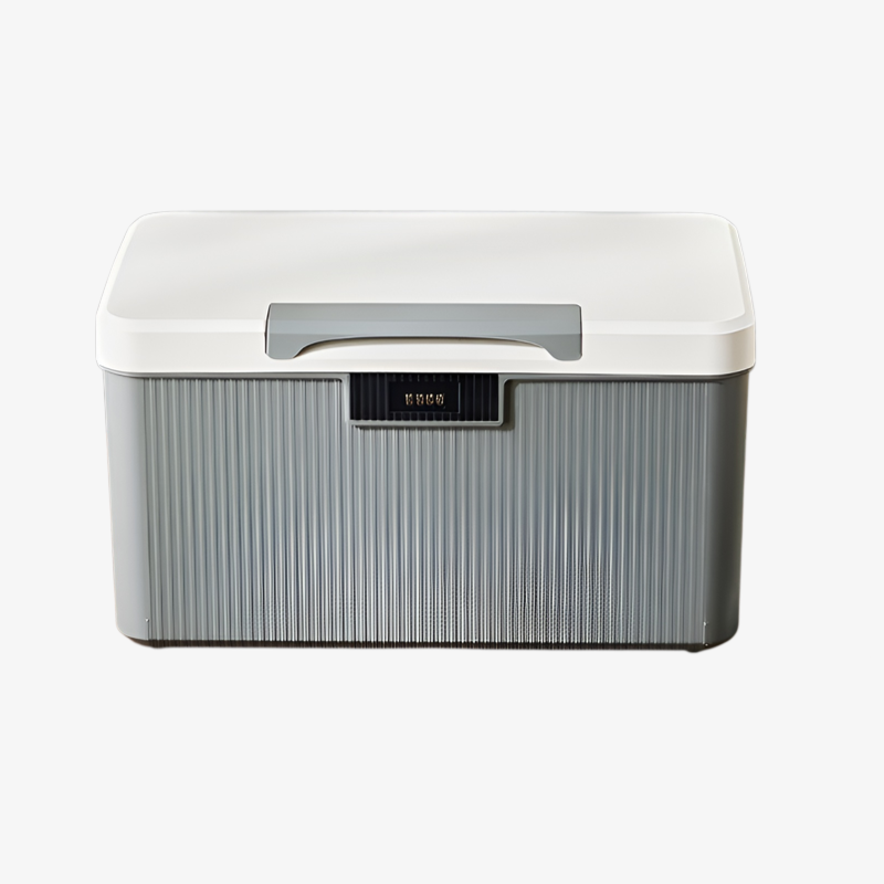 네일 용품 정리된 특대형 수납함