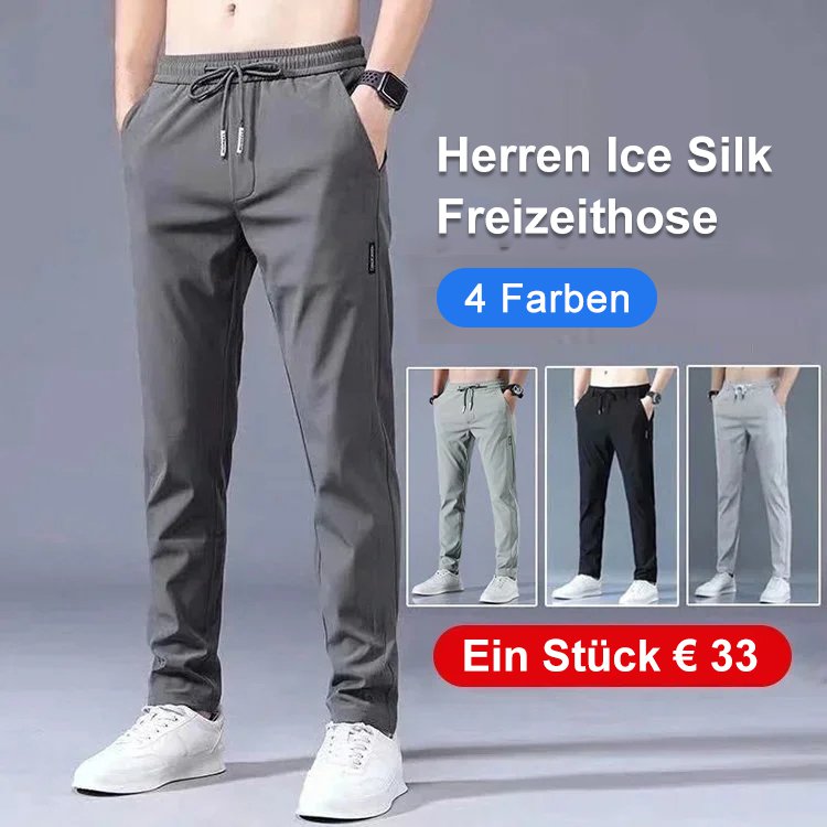 Herren Ice Silk Freizeithose