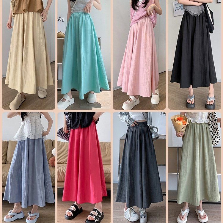 ドレープハイウエストスカンツ