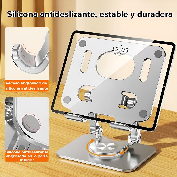  Soporte giratorio de aluminio de 360°