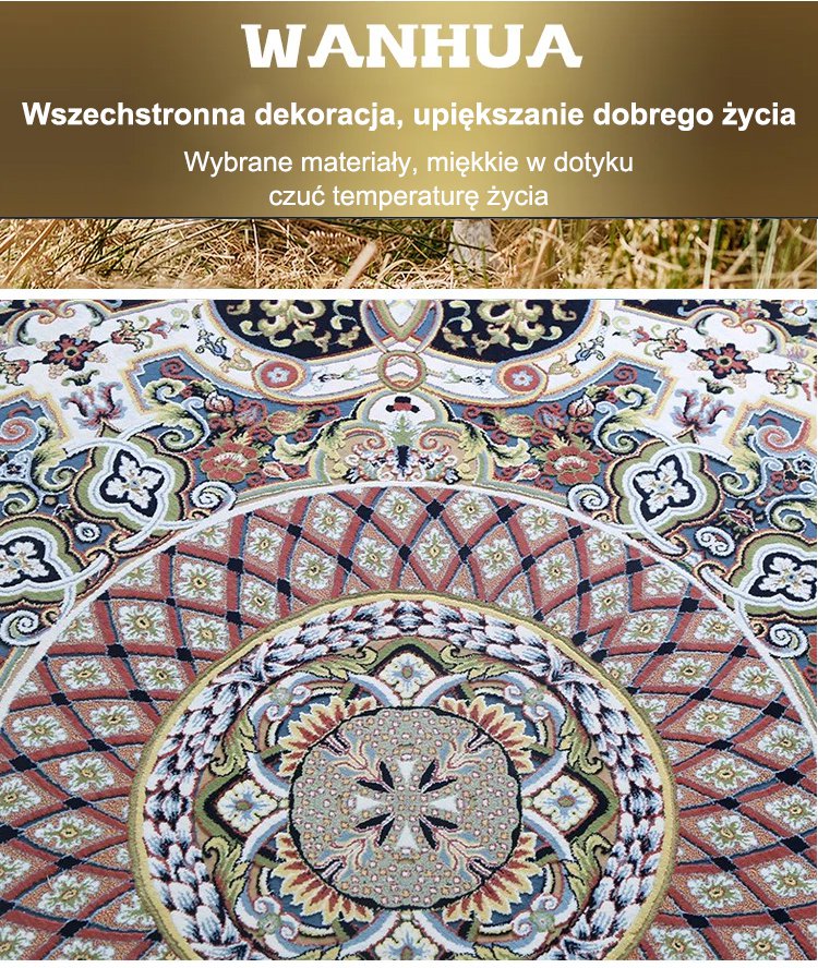 Dywan etniczny Mandala vintage z bliska