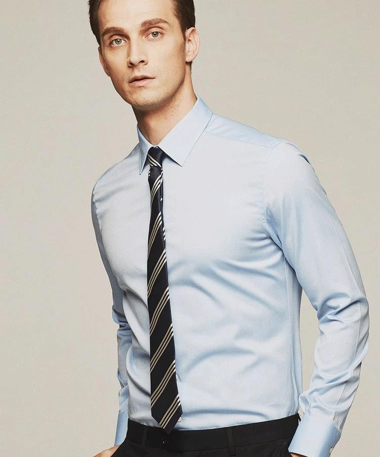 ノンアイロンビジネスメンズシャツ