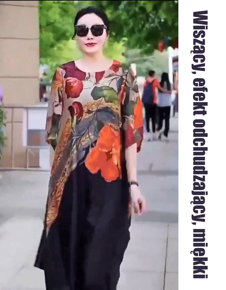 Elegancka nadrukowana spódnica