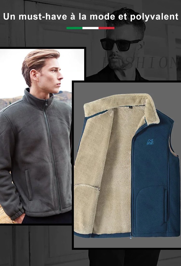 Gilet en cachemire pour hommes