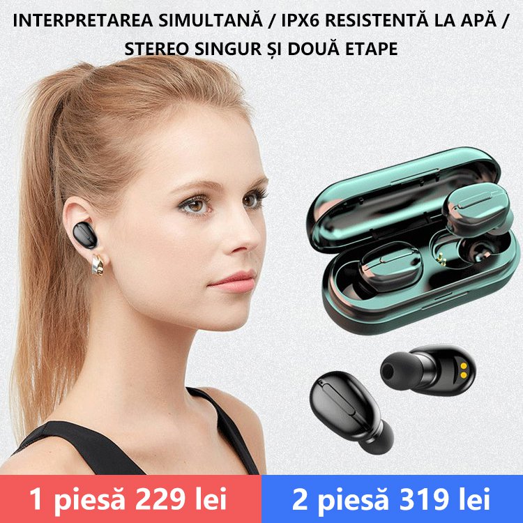 Căști cu traducere bluetooth în 80 de limbi