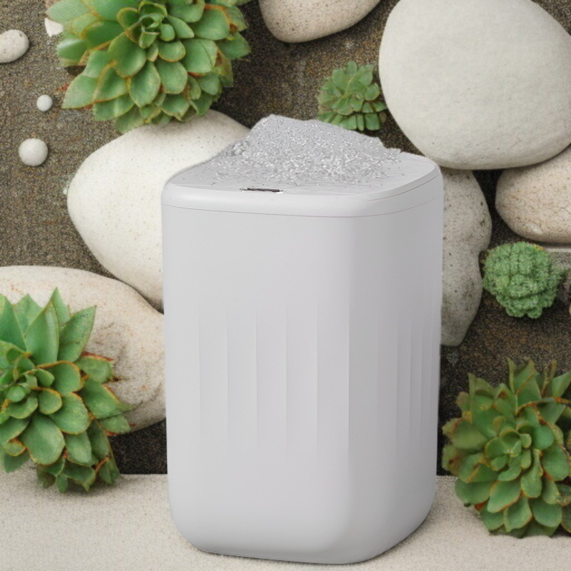 스마트 발차기 휴지통 사용 예시