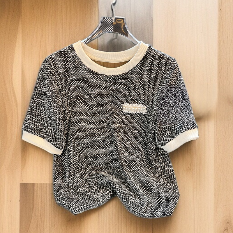 通気性抜群のアイスシルクニットTシャツ