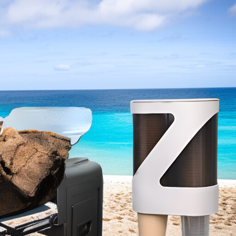 キッチンに設置されたプラスチック紙コップ収納ラック