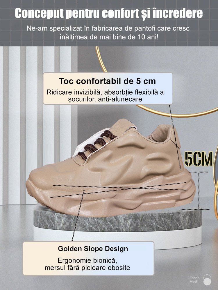 Tenisi de modă cu talpă groasă