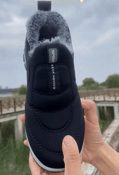 メンズ向け裏ボアウォーキングシューズ