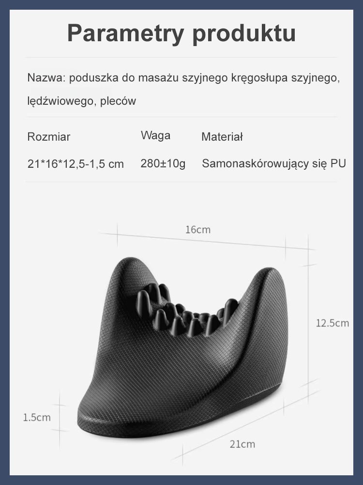 Poduszka do masażu szyjnego pleców i ramion