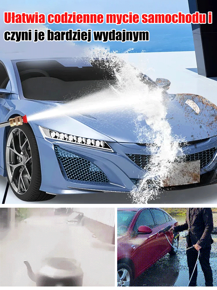 Niemiecki wysokociśnieniowy pistolet wodny bezprzewodowy