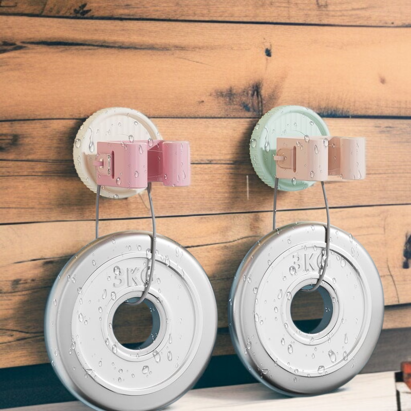 미끄럼방지 기능이 적용된 벽걸이 밀대걸이