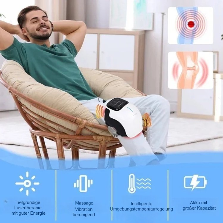 Intelligentes Kniemassagegerät drahtloses Rotlicht-Physiotherapiegerät