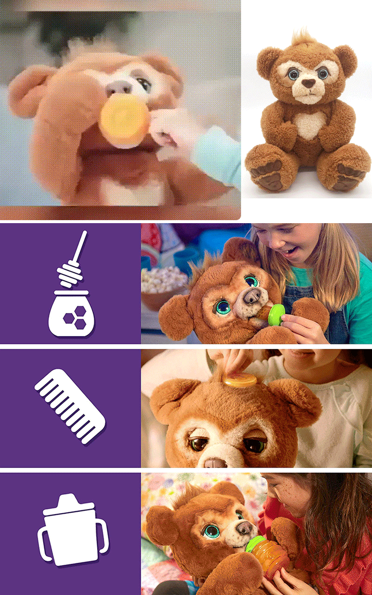 دمية دب ممتعة تفاعلية متعددة الوظائف أمريكية