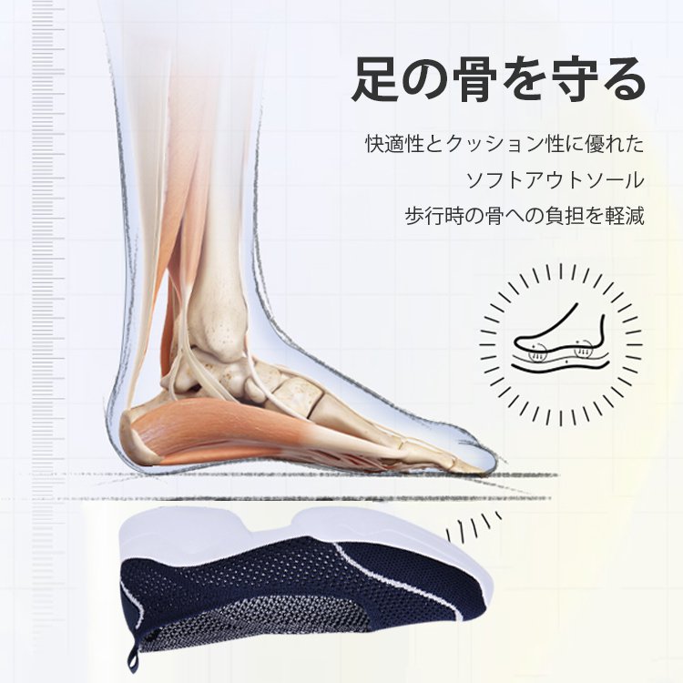 快適な通気性メッシュカジュアルスニーカー