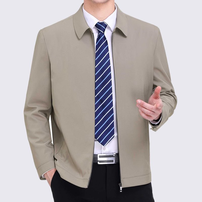 เสื้อแจ็คเก็ตรุ่นบางของผู้ชาย