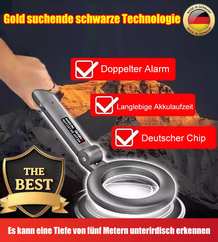 Hochempfindlicher Metalldetektor