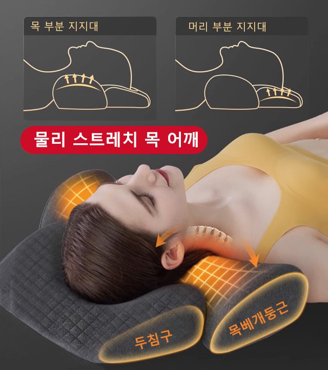 독일 정형외과 경추복구 베개