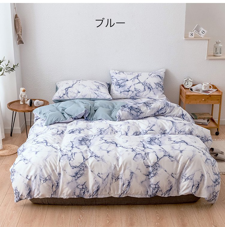 寝室にぴったりのシンプルデザイン布団