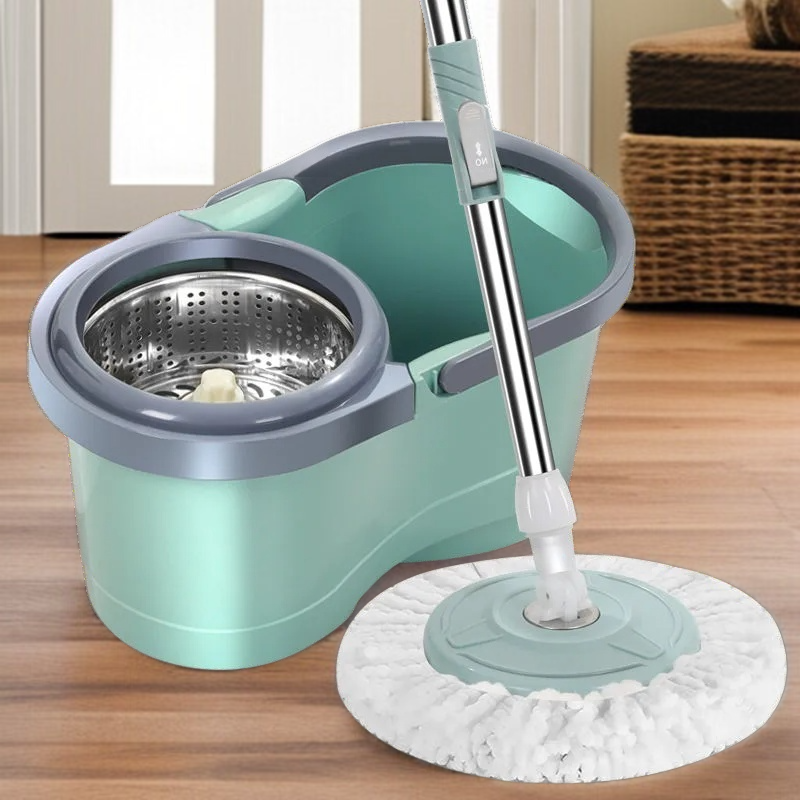 쉽게 물을 짜내는 밀대통 기능 설명