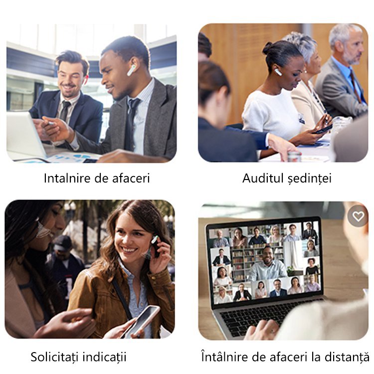 Căști cu traducere bluetooth în 80 de limbi