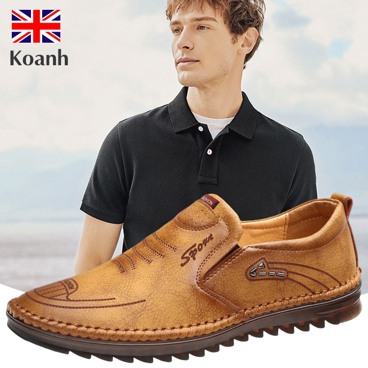 chaussures en cuir décontractées