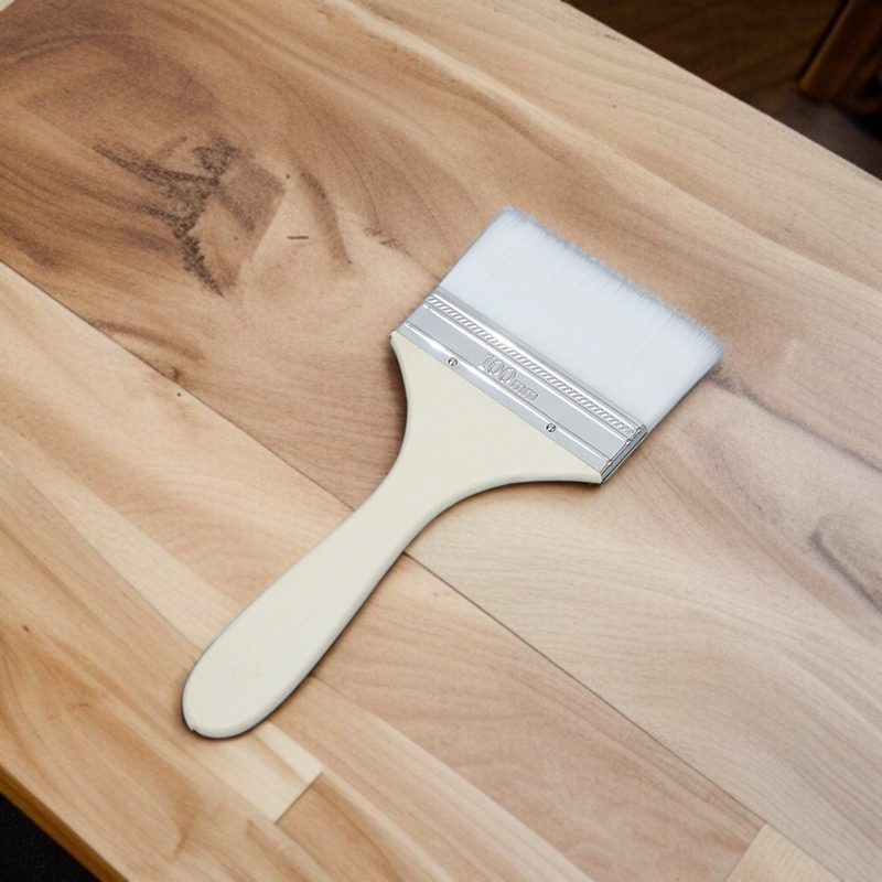 라텍스 페인트 전용 브러쉬 사용 예시