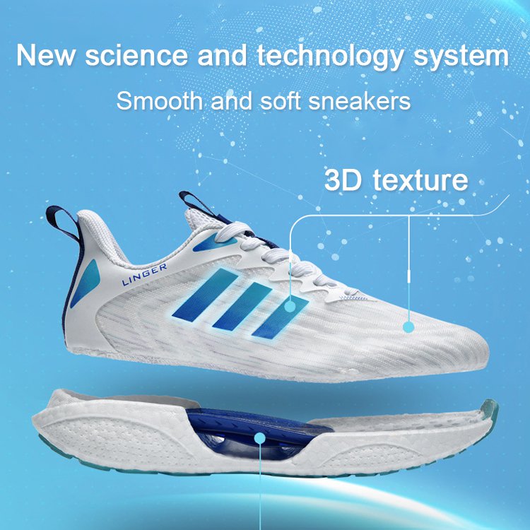 Italy Imported Anti-shock and Breathable Soft Sneakers for Men 