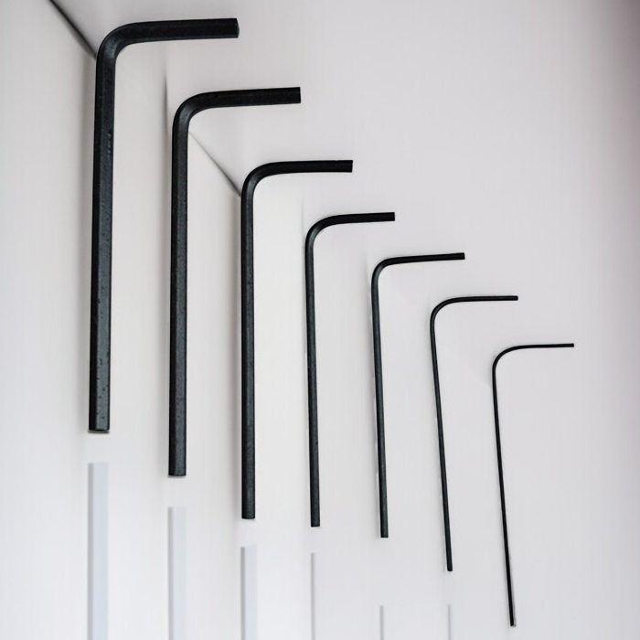 High quality carbon steel hex wrench for hardware tools