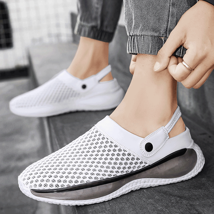 メンズメッシュアッパーサンダル　