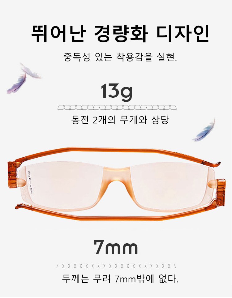 선명하게 확대되는 돋보기 렌즈